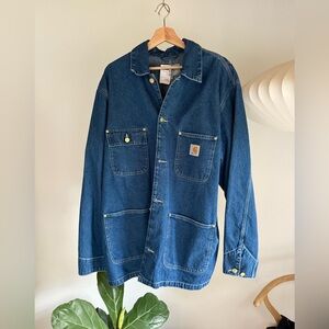 Carhartt WIP Men's Blue Denim Chore Jacket